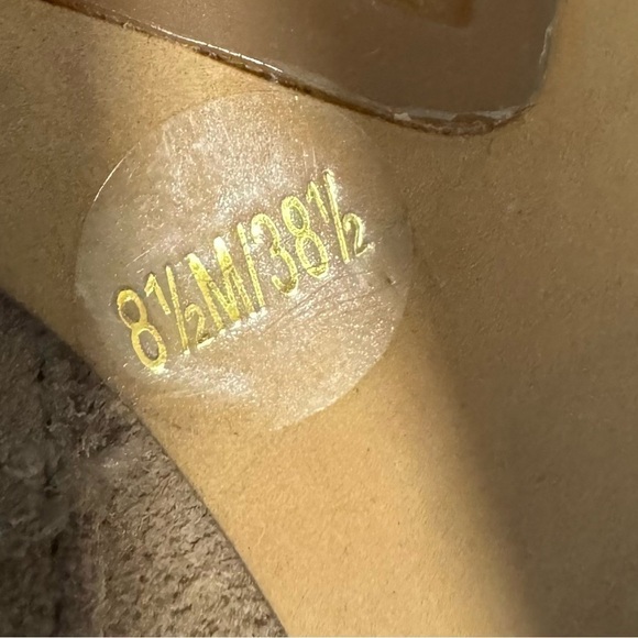 Vince Camuto Womens Beige Suede Connolly Mid-Shaft Boot Belted Chunky Heel  8.5 - Picture 11 of 14